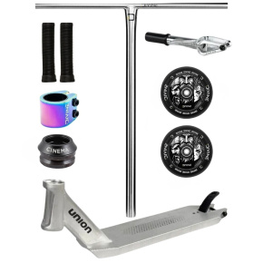 Freestyle-Scooter Custom Divine X Union HoneyComb 490 mm silber