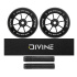 Set 2 Stück Divine Rollen 110 mm Spoked schwarz + Divine Griptape + Divine Griffe