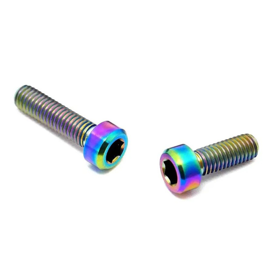 TLC Odyssey BMX Bremshebel Titan Schraubensatz (Regenbogen)