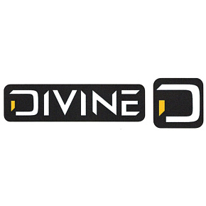Große schwarze Divine-Aufkleber