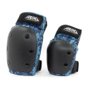 REKD Jugend Heavy Duty Doppel-Pad-Set - Schwarz / Blau - Klein