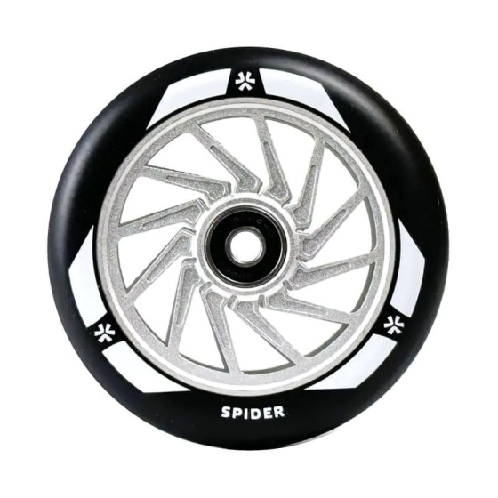 Union Spider Rad 110mm Schwarz/Silber