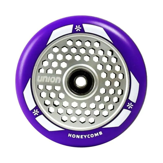 Union Honeycomb Rad 110mm Lila/Silber