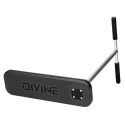 Trampolin-Scooter Divine 670 mm Schwarz/Silber