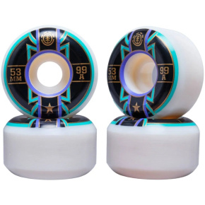 Element Banner Year 99A Skateboard-Rollen 4er-Set (53mm|Schwarz)