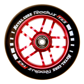 Rad Metallkern-Rad 120mm Rad rot