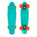 Skateboard FIZZ BOARD Blau, Orange PU, blau