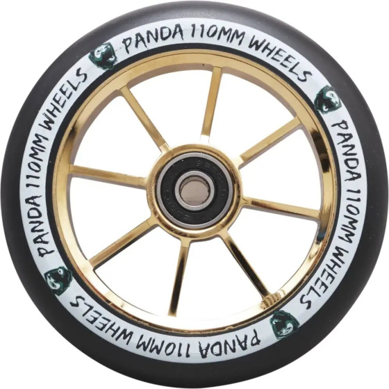 Panda Spoked V2 Rolle 110mm Gold Chrome