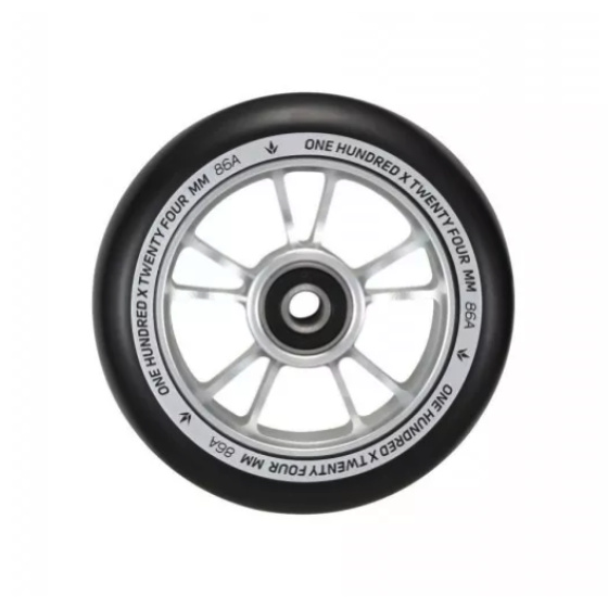 Blunt 10 Spokes Rad 100mm Schwarz/Silber