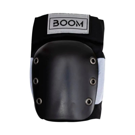 Knieschützer Boom Solid S Schwarz/Silber
