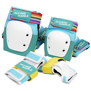 FlyingEagle Valiant Dětské Chrániče Na Brusle (L|Modrá)