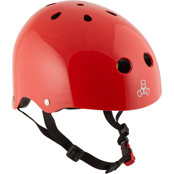 Helm Triple Eight Brainsaver 2 MiPS XS-S Red Glossy