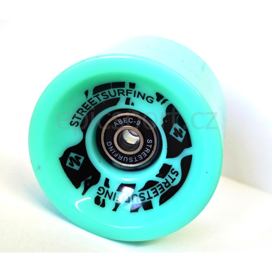 Longboard-Rad 1 Stk - rot, ABEC 9, 70 mm