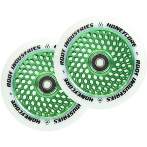 Root Industries Honeycore White 110mm Rollen 2 Stück grün