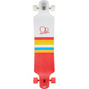 Longboard Ocean Pacific Double Drop Sunset 39" Rot