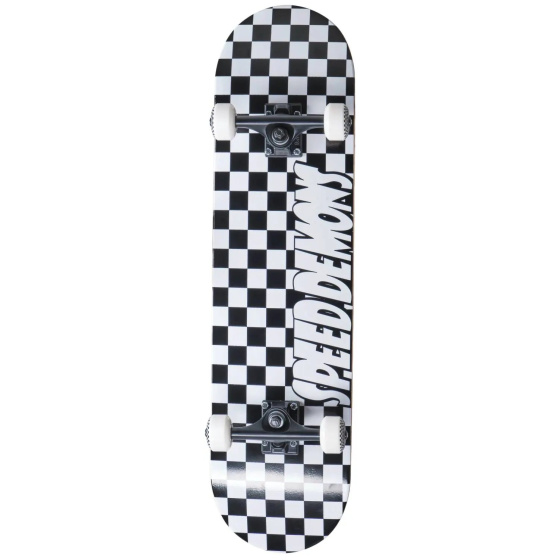 Skateboard Speed Demons Checkers 8" Schwarz