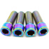 TLC Primo Titanium BMX Kurbelarm-Klemmschrauben (Regenbogen)