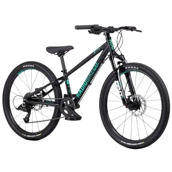 Radio Zuma SUS 24" 2022 MTB Fahrrad Pro Für Kinder (19.3"|Schwarz)