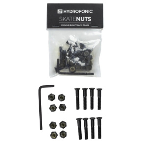 Hydroponic Muttern Skateboard Hardware (1 1/8"|Schwarz) Hydroponic Muttern Skateboard Hardware (1 1/8"|Schwarz)
