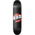 RAD Checker Skateboard Deck (8.125"|Schwarz/Grau)