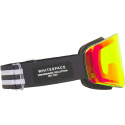Whitespace MD Icon Skibrille (Weiß/Schwarz/Fire Linse)
