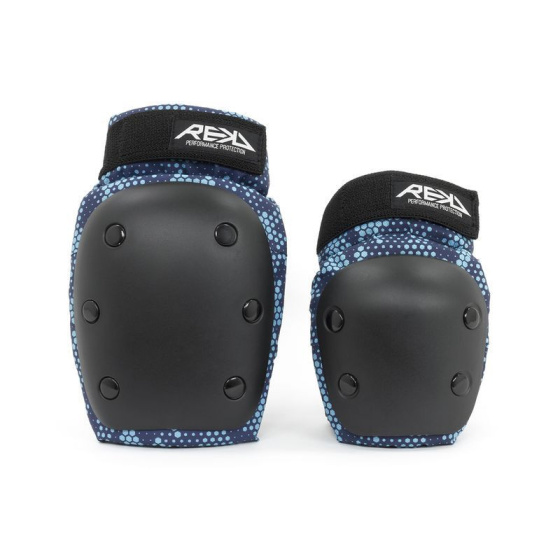 REKD Youth Heavy Duty Schutzset Schwarz/Blau M